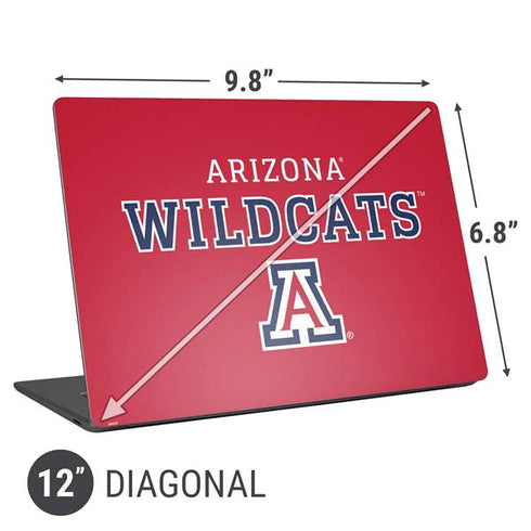 University of Arizona Wildcats Red Universal Laptop 12in (9.8 x 6.8in) Skin